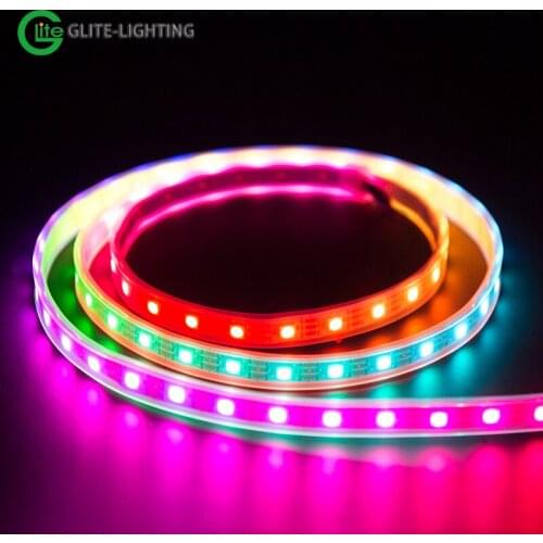 WS2812 RGB Led Strip Light 5050 SMD Addressable 60LEDS IP67 Bright Normal Led Lights DC5V