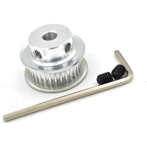 35 Teeth 2GT Timing Pulley 35T, Bore 5/6/6.35/7/8/10/12mm, For GT2 Open Synchronous Belt Width 6/10mm, Small Backlash 35Teeth