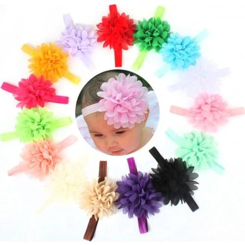 10Pcs Kids Baby Girl Toddler Flower Hair Band Headwear Headband Accessories Cute Hot
