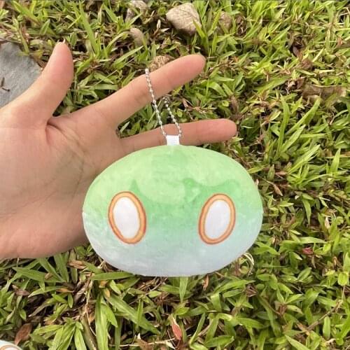 10cm Game Genshin Impact Slime Theme Cute Plush Dolls Keli Dango Throw Handful Toys Bag Pendant Cartoon Birthday Xmas Gift