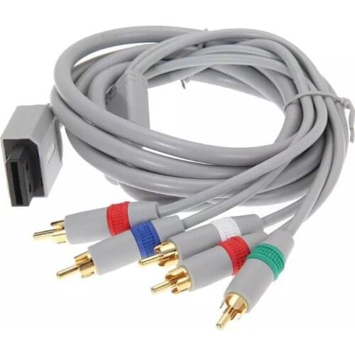 1080P HDTV Audio Video AV 5RCA Cable High-Definition HD Component Cable for Nintendo Wii console gaming accessories