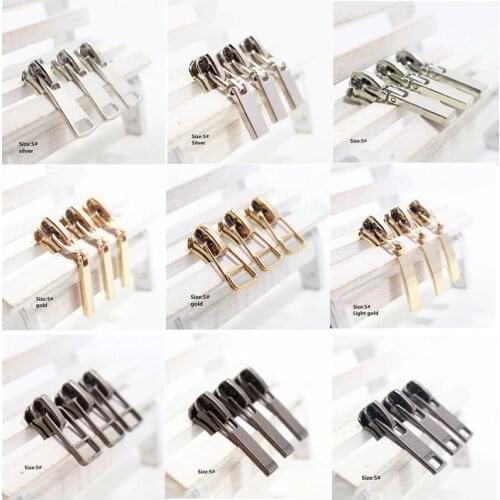5 pcs 5# mix zipper repair kits zipper pull Metal zipper slider,zipper head,Garment,bag and suitcase accessories,clothes,14