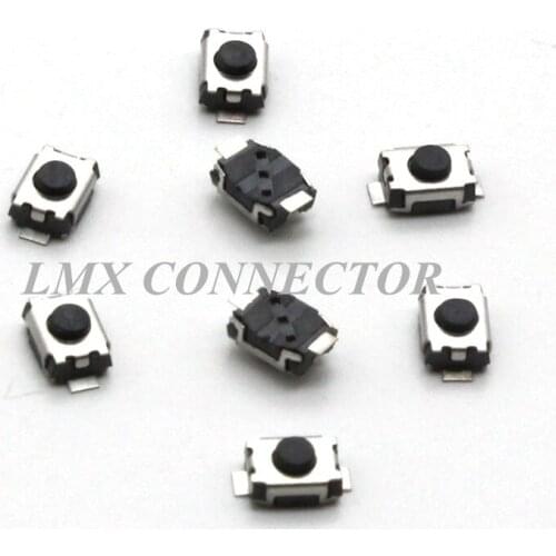 50Pcs Micro Tact Switch 3X4X2mm SMD 2P For MP3/4/5 TV Audio Equipment Test Instrument
