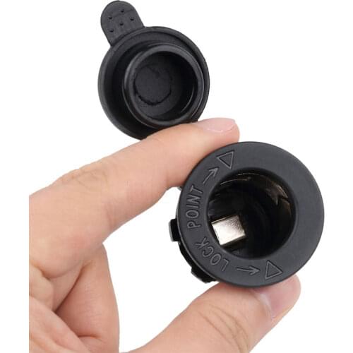 Cigarette Lighter Adapter Power Plug Plastic Motorcycle Car Truck 12 Power Socket Outlet waterproof for Motorcycles Boat