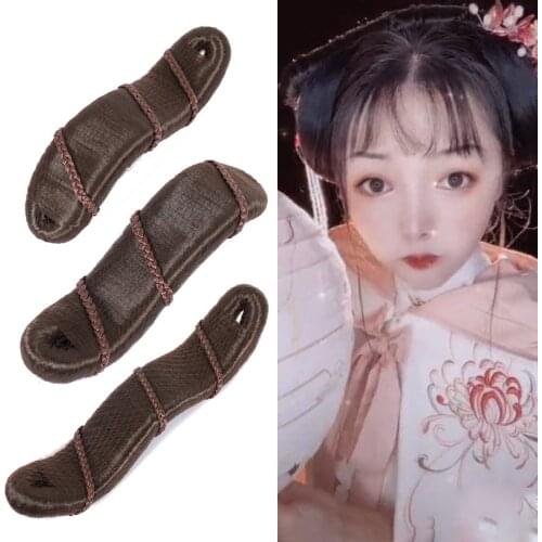 Black Brown Princess Hair Piece Bride Hair Accessories Wedding Photography Qing Dynasty Headdress Party Dress Up