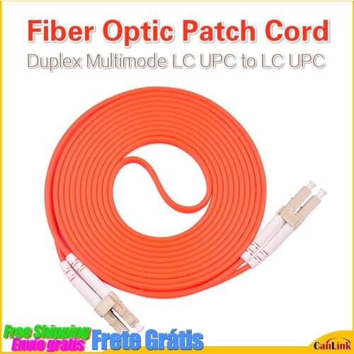 Duplex Multimode LC UPC to LC UPC optical fiber patch cord 2.0 or 3.0mm LSZH telecom tools 10pcs 20pcs Lot Free shipping