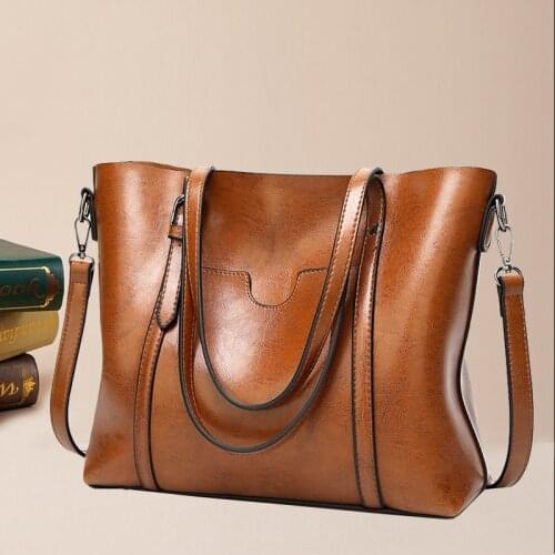 European and American Fashion Handbag Women 2021 Luxury Large Capacity Shoulder Bag Female Brand Design PU Leather Crossbody Bag