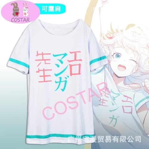 COSTAR Anime Izumi Sagiri Cosplay T-shirt Cotton Soft Wearing Fashion T-shirt Harajuku Tees