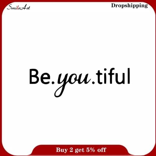 Hot Sale Interesting text Decorative Sticker Waterproof Home Decor vinyl Stickers Art Decals