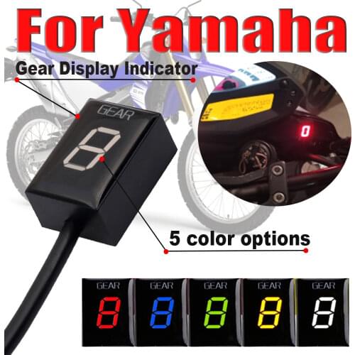 Ecu Plug Mount Motorcycle 1-6 Speed Gear Display Indicator For Yamaha EFI Engine FJR1300 FZS1000 WR250R WR250X Xvs1300A Xt660