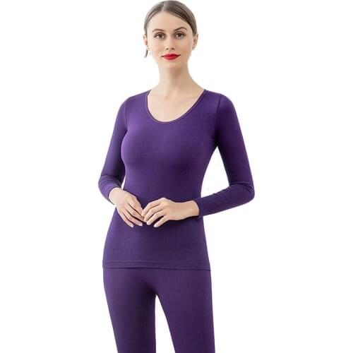 Thermal Underwear Set Women Warm Sexy Long Johns Winter Female Round Neck Thermal Shaping Thermo Underwear Clothes