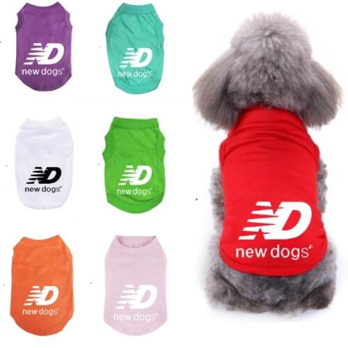 Summer dog clothes Chihuahua Dog vest Dog T-shirt Small dogsMedium dogsLarge dogs Street fashion