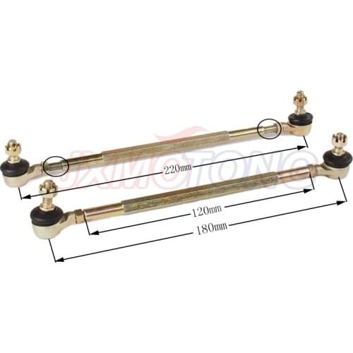 M10 120mm/130mm/140mm/150mm/160mm Ball Joiner Bolt Tie Rod 50cc 70cc 110cc Quad Dirt Bike ATV Go Kart Dune Buggy