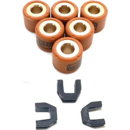 Motorcycle Variator Weights Rollers 18x14mm 7/8/9/10/11/12/13/14/15/16/17/18g + Variator Sliders for China Scooter 125cc 150cc