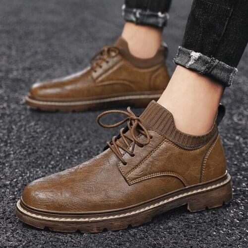 Handmade Mens Shoes Top Quality Dress Shoes Men Flats Fashion Leather Casual Shoes Men Fashion Sneakers