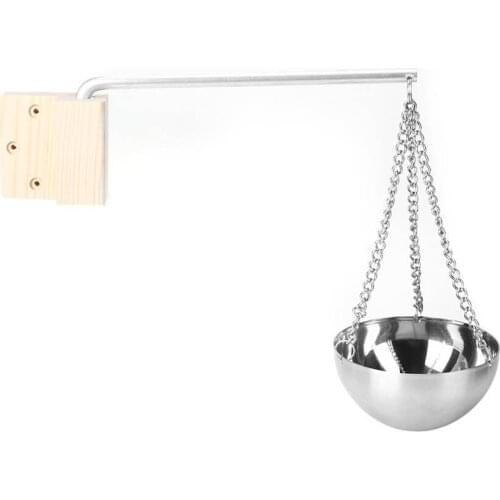 Stainless Steel Sauna Bowl Aroma Bowl Cup Essential Oil Bowl Sauna Room Accessories Aromatherapy Essential Oil Bowl Steam Room
