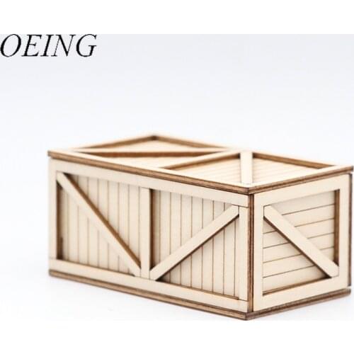 Orlando Hunter Model M01 Transportation Materials Wooden Box 1/32 1/24 1/18 Rc Car Decor Finished Decorations Accessories