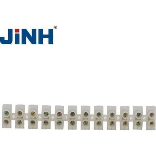 Plastic Terminal Block Wire Connector 3A 5A 10A Dual Row 12 Positions Screw Terminal Block Cable Connector