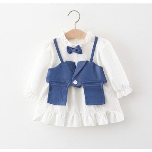 5 pieces/lot) 2021 New Arrival Girls Fall Dress 062205