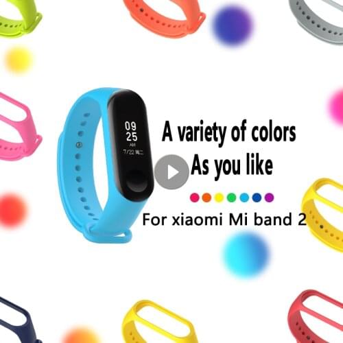 Watch Band Sport Strap Watch Silicone Wrist Strap For Xiaomi Mi Band 2 Accessories Bracelet Miband Strap For Xiaomi Mi Band 2