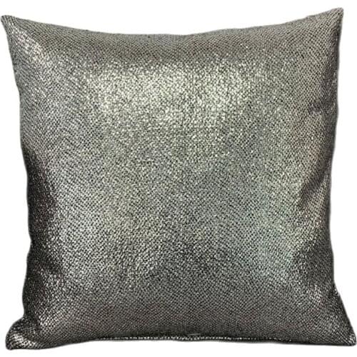 Modern Hot Selling Snake Skin Pattern Silver Gold Foil Printing Stamping Square Cushion Cover Throw Pillow Case