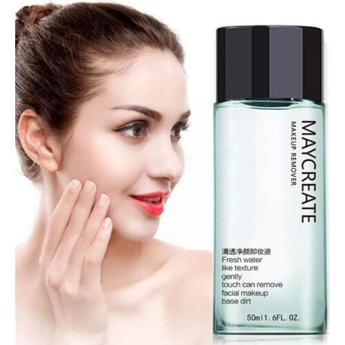 50ML Portable Makeup Remover cleansing Liquid Water Face Lip Gentle target Care Eye water Skin Travel Make-Up Remover L5E5