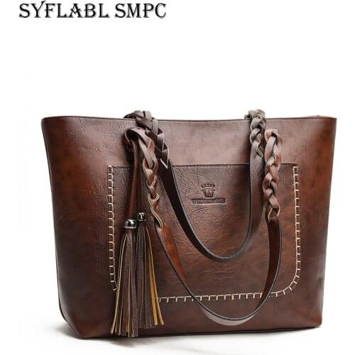 Simplicity Large Capacity Handbag Women Design Trend Shopping Travel Shoulder Bag Ladies Fashion Luxury Solid Color Tote Bags