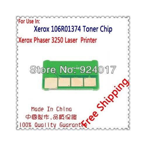 For Xerox Phaser 3250 3250d 3250dn Printer Toner Chip,For Xerox 106R01374 106R1374 Refill Toner Cartridge Chip,5000 Pages