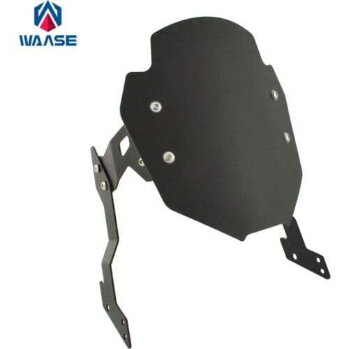 Waase Motorcycle Windscreen Windshield Shield Screen With Bracket For Honda Grom MSX125 MSX125SF MSX 125 125SF 2013 2014-2019