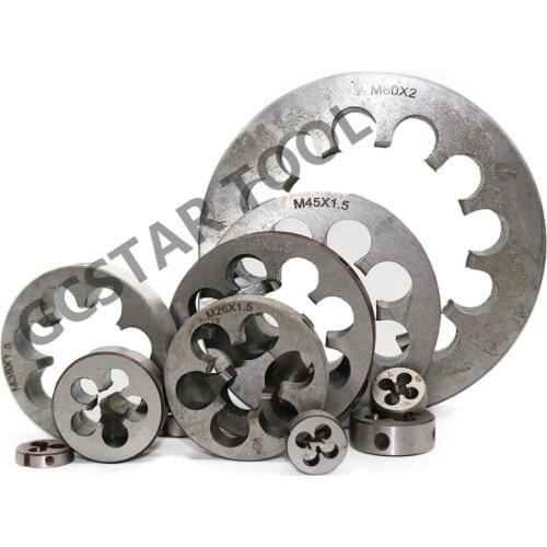 1PC Metric Screw Die M20X 2.5mm 2mm 1.5mm 1.25mm 1mm 0.75mm 0.5mm Pitch HSS Right Hand Machine Threading Die Tools Lathe Tool