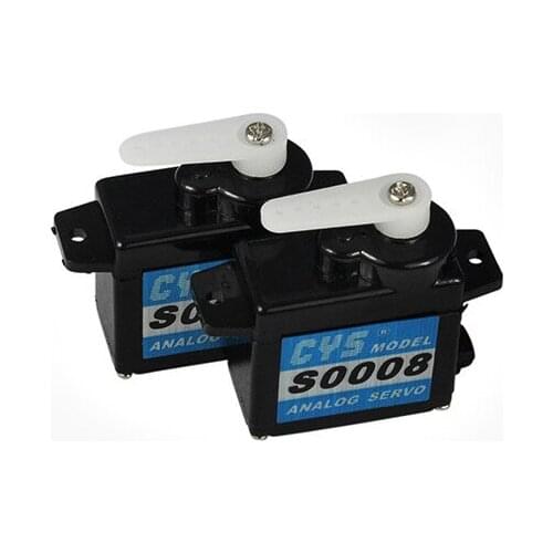 5/10PCS/Lot 8g Plastic Gear Servo Supersonic Steering Gear CYS S0008 8g Analog Servo For RC Airplane Aircraft Accessory