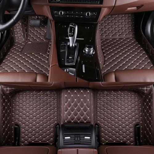 Car Floor Mats for JEEP Cherokee Compass Renegade Grand Cherokee WK Wrangler Sahara Patriot TJ Commander Auto Accessories