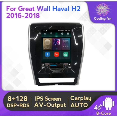 Carplay Auto WIFI 4G LTE Tesla Style Screen Car Radio Stereo Receiver For Great Wall Haval H2 2016-2018 Video Player Multimedia
