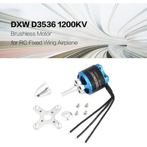 DXW D3536 1200KV 2-4S Brushless Motor For RC FPV Fixed Wing Airplane Aircraft 2000mm 2M Skysurfer FPV Glider Plane Spare Parts