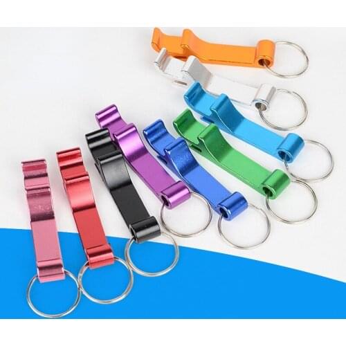 Aluminum alloy bottle opener beer bottle opener keychain bottle opener can opener