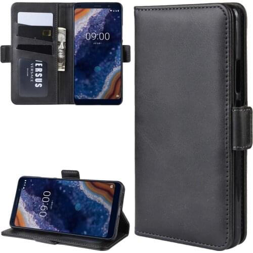 Phone Case For Nokia 9 PureView Flip PU Leather Back Cover Silicone Case For Nokia9 PureView Wallet Smartphone Bags Coque Funda