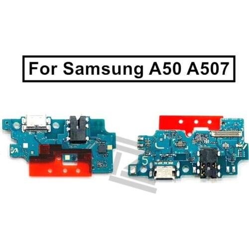 For Samsung Galaxy A50 A505 USB Charger Port Dock Connector PCB Board Ribbon Flex Cable Charging Port Component Replacement