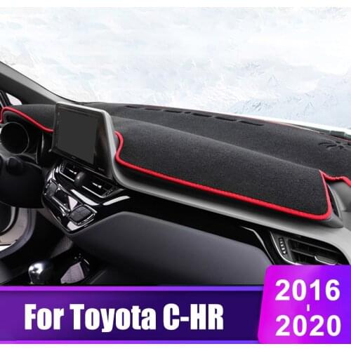 For Toyota CHR C HR C-HR 2016 2017 2018 2019 2020 Car Dashboard Cover Avoid Light Pad Instrument Platform Desk Mat Accessories