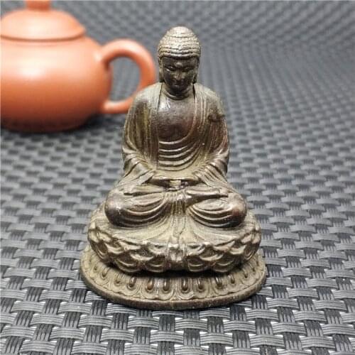 Sakyamuni Buddha Statue Chinese Bronze Statue Auspicious Statue Home Decoration Exorcism Feng Shui Gift