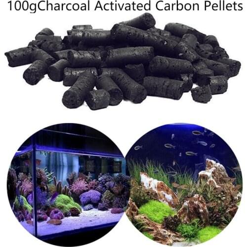 100g Charcoal Activated Carbon Pellets Aquarium Fish Tank Water Filter Media