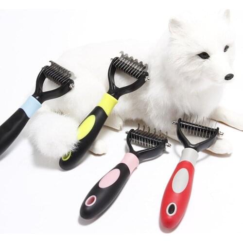 Combs Dog Hair Remover Cat Brush Grooming Tools Pet Detachable Clipper Attachment Pet Trimmer Combs Supply Furmins for Cat Dog