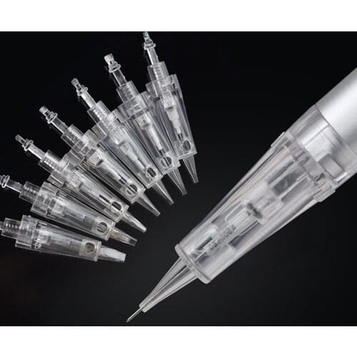 Tattoo Needles Cartridges Disposable Sterilized Permanent Makeup Eyebrow Lip Bayonet Machine Pen Professional Tool