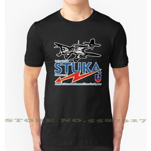 Junkers Ju 87G Stuka Kanonenvogel Summer Funny T Shirt For Men Women Pzd Pzd501 Luftwaffe Aces Pilot Squadron Fighters Emblem