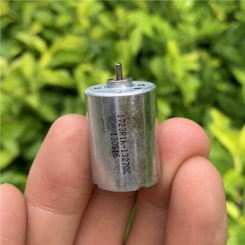 Round 130 DC Motor DC 3V-6V 3.7V 5V Micro Mini Small 1723 17mm Motor Precision Servo Steering Gear Accessories DIY Toy Boat Car