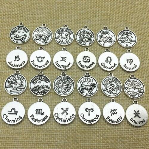 LJJAGLL Women's Pendants Zodiac Signs