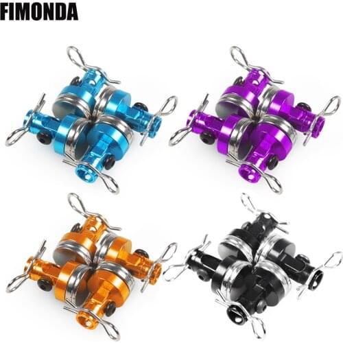 4pcs RC Car Body Posts Magnet Invisible Fixed Mount with Clip for 1/10 Axial SCX10 Traxxas TRX4 D90 D110 HSP Drift Sakura Redcat