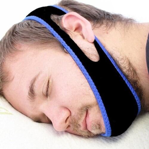 Sleep Mask Triangle Anti-snore Headband Stop Snoring Snore Stopper Chin Jaw Snoring Resistance For Woman Man Sleeping Tools