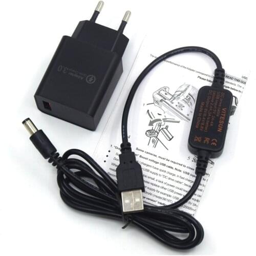 Mobile Power Bank USB cable DC 8.4V+QC3.0 5V Charger for Camera LP-E6 DR-E18 LP-E17 BP-511 DMW-BLB13 FW50 NP-FW50 Dummy Battery