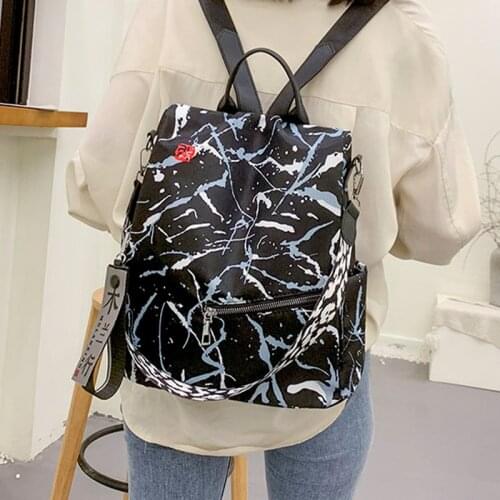 Fashion Female Backpack for Women Waterproof Oxford Schoolbags Chinese Style Backpacks Casual Ladies Travel Rucksack Mochila Sac