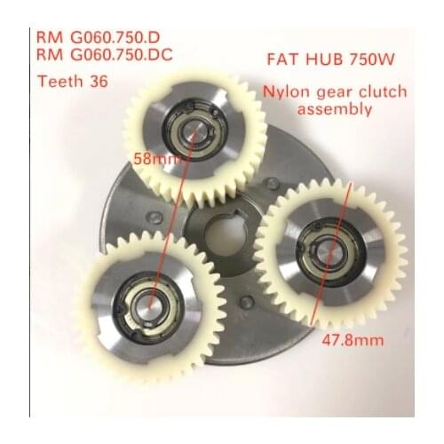 Bafang FAT HUB motor RM G060.750 and RM G020 SWX02 Clutch Nylon Gear Assembly Spare Part Replacement